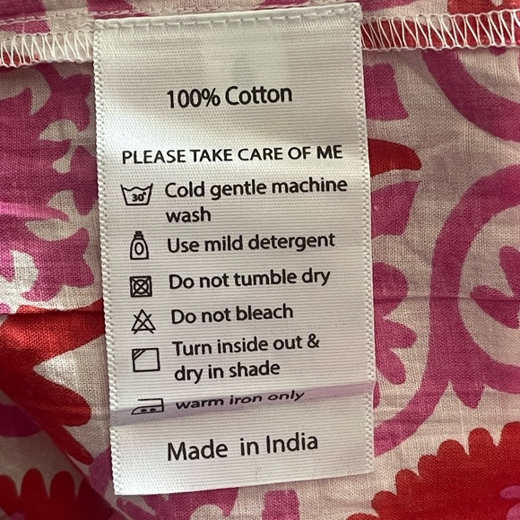 Sal Rosa Pink Patterned Ruffle Sleeve Dress - Picture 8 of 8